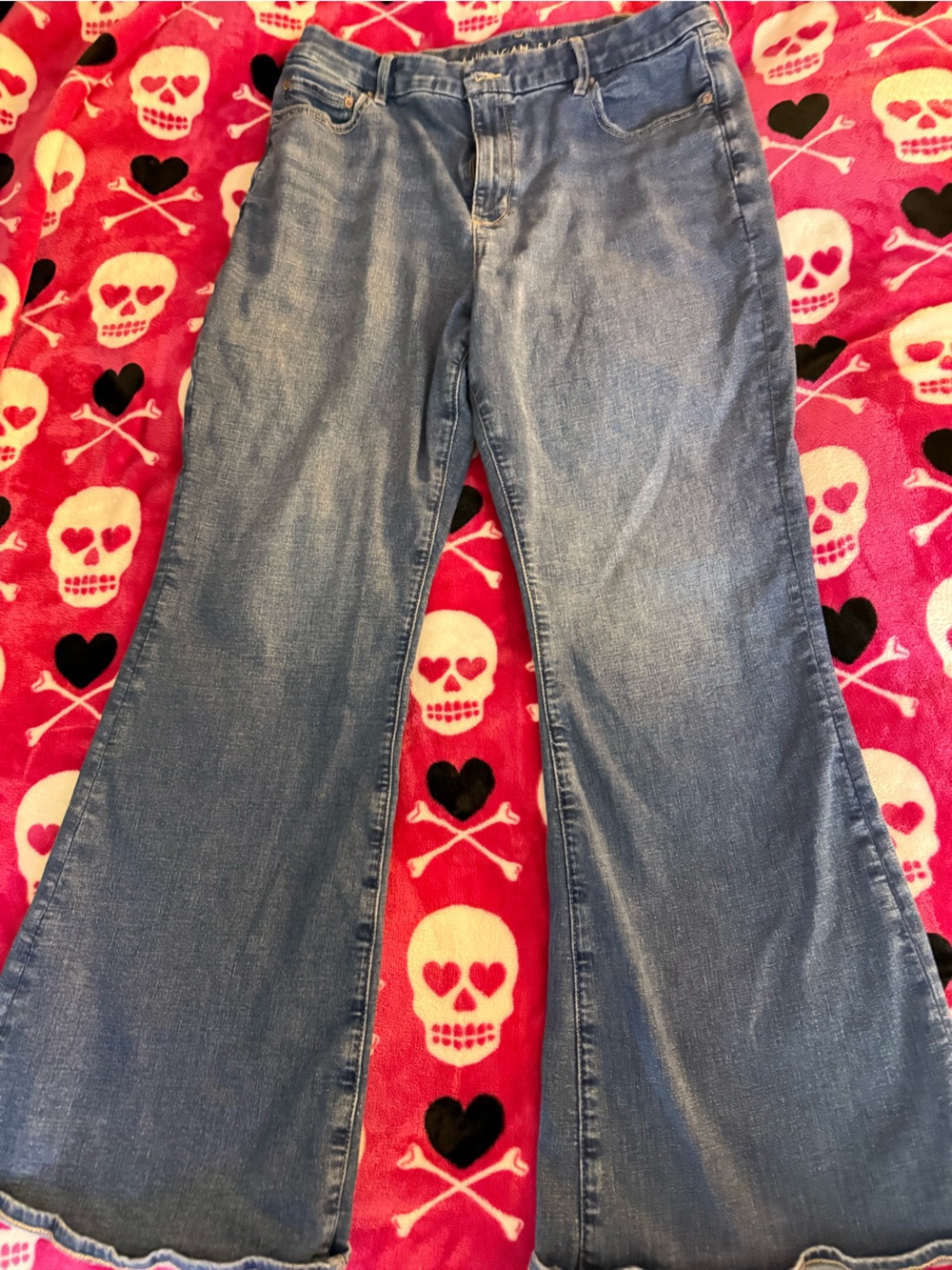 American Eagle Outfitters Light Blue Flare Jeans